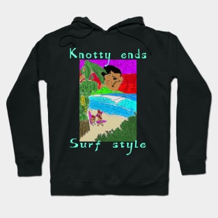 Knotty ends Surf style hidden gems Hoodie